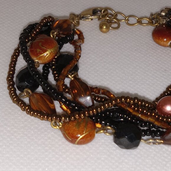 Multi Strand Beaded Bracelet - Picture 5 of 6